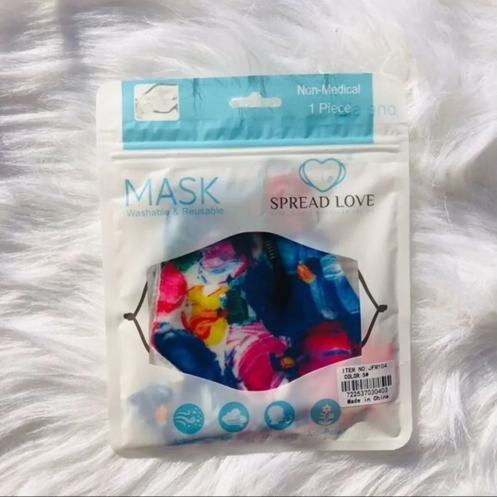 Brand New Multi Colored Floral Face Mask For Teens & Women (Face Covering)‎